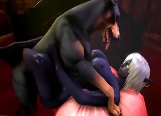 Compilation géniale de zoophilie en 3D avec des putes fictives